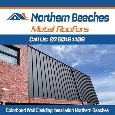 Vertical metal cladding installation in Northern Beaches Sydney