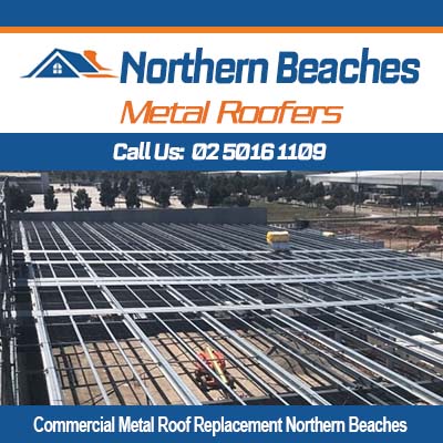 Commercial metal roof replacement for industrial facility in Northern Beaches