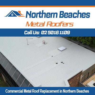 Commercial metal roof replacement in Northern Beaches