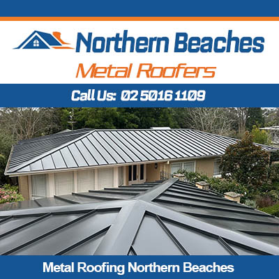 Metal roofing installation for contemporary house in Northern Beaches